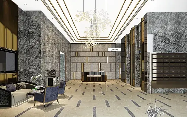 د دیوال پینل سینګار PVC / پلی فلم